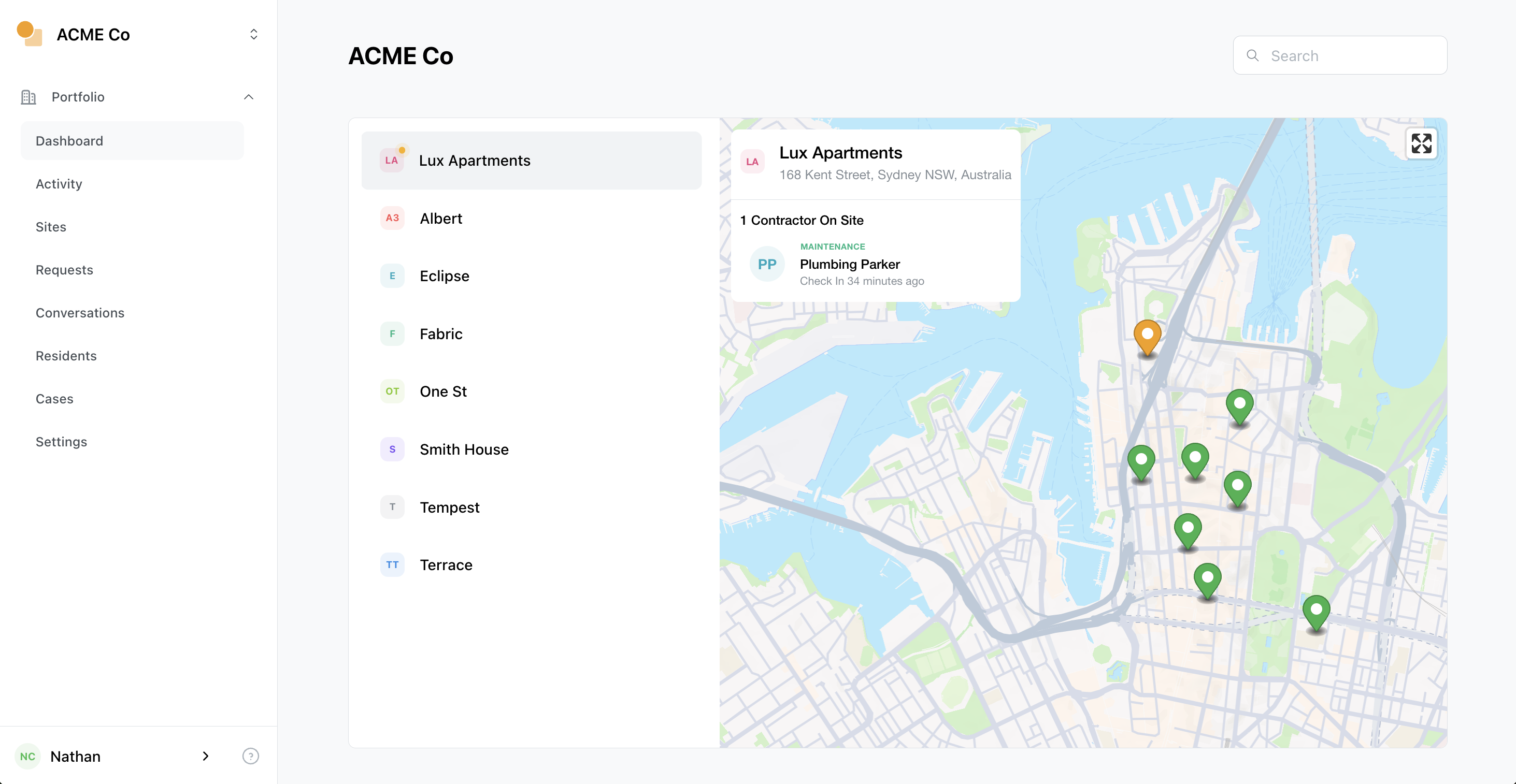 Building Manager System Screenshot