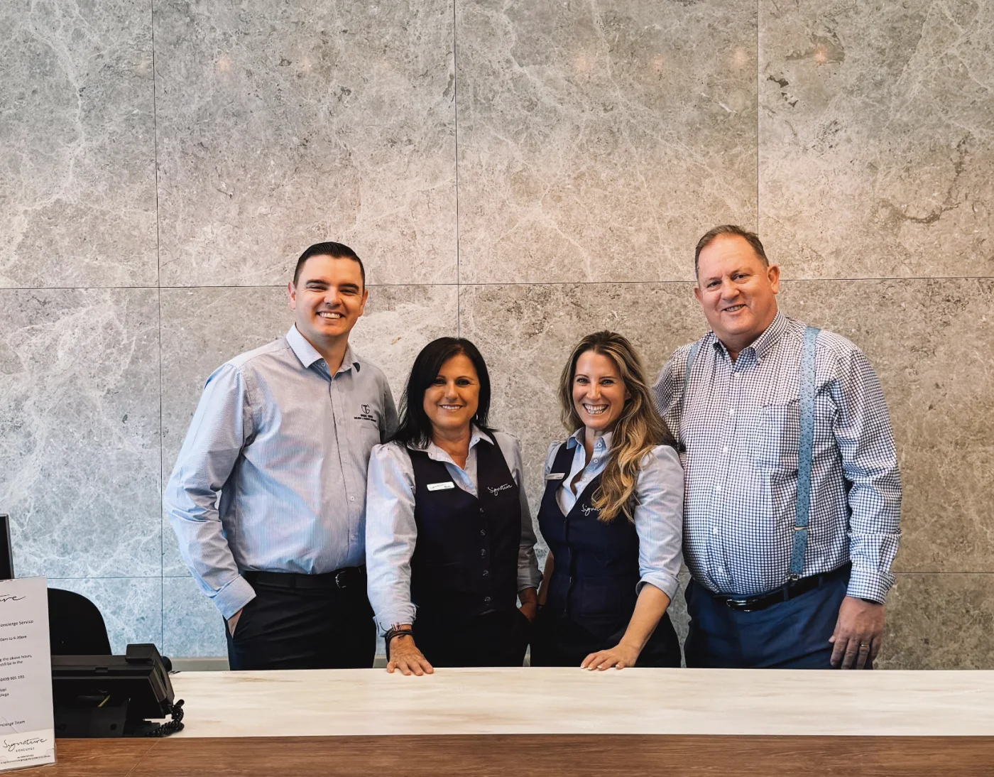 The Green Tower Building and Facilities Management team