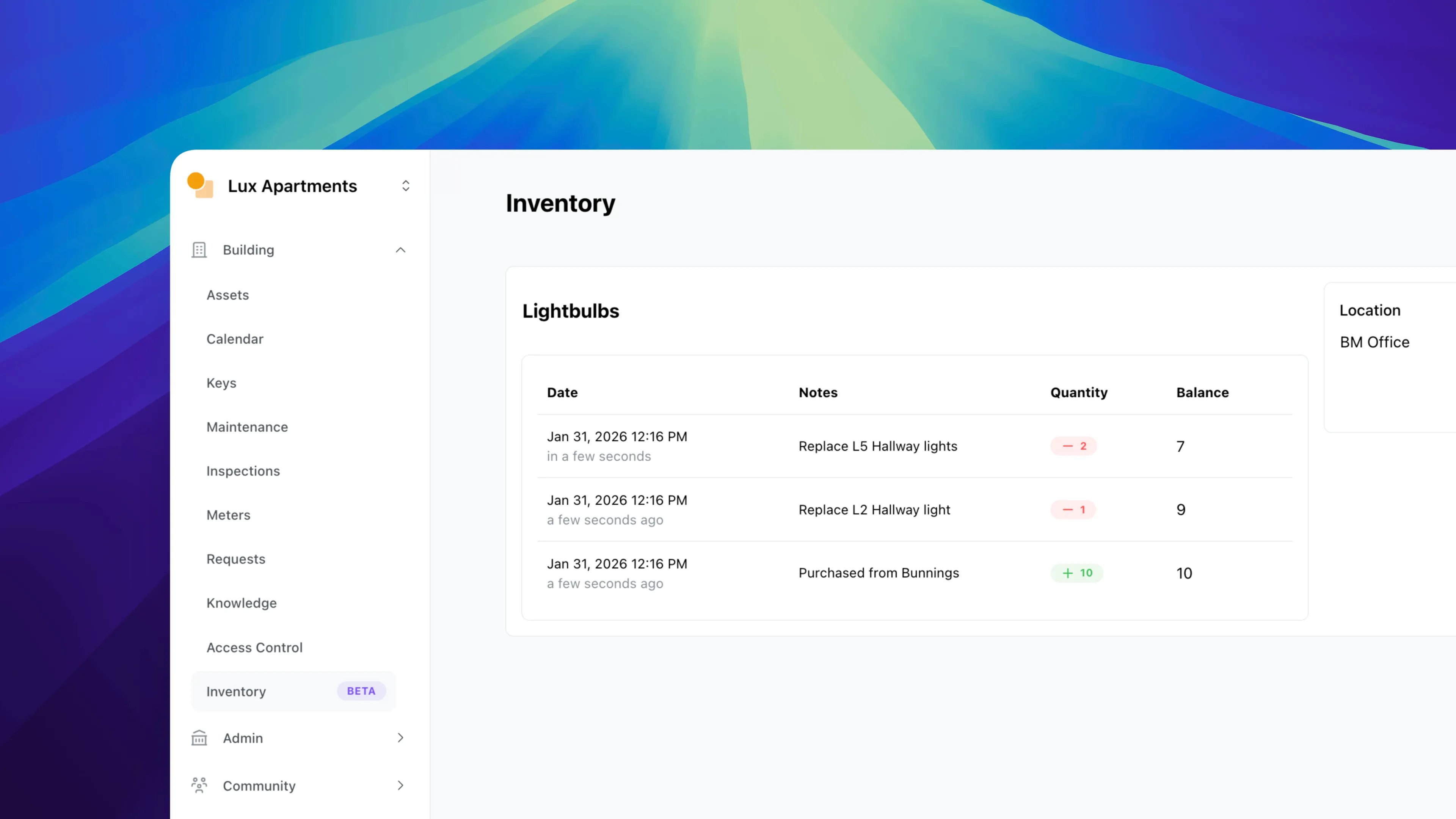 Inventory